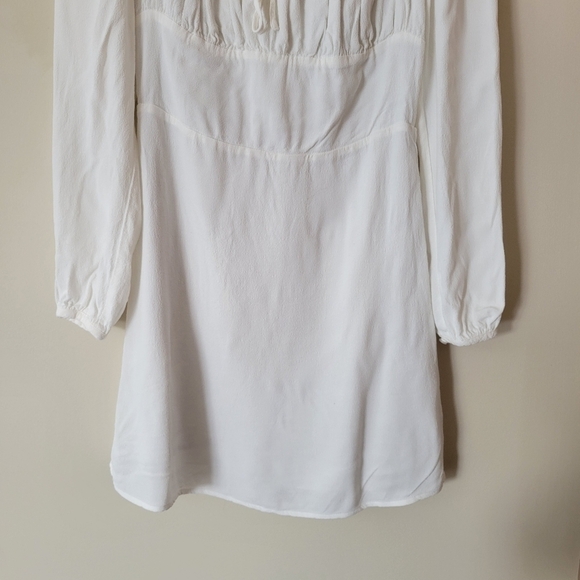 Aritzia Sunday Best Delilah Longsleeve Dress White - Picture 5 of 8